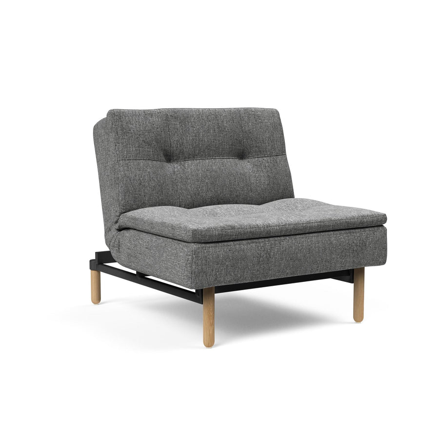 The Decorators: Fotoliu recliner Dublexo Stem Twist Charcoal