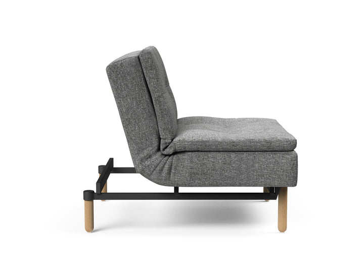 The Decorators: Fotoliu recliner Dublexo Stem Twist Charcoal