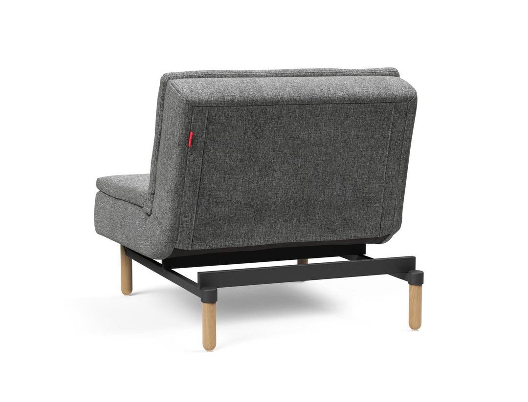 The Decorators: Fotoliu recliner Dublexo Stem Twist Charcoal