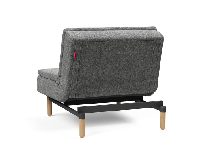 The Decorators: Fotoliu recliner Dublexo Stem Twist Charcoal