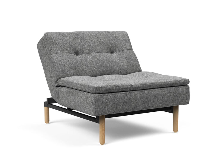 The Decorators: Fotoliu recliner Dublexo Stem Twist Charcoal