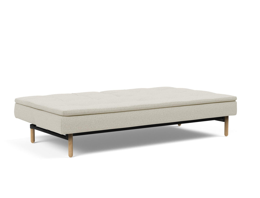 The Decorators: Canapea extensibila Dublexo Stem Mixed Dance Natural 115x210cm