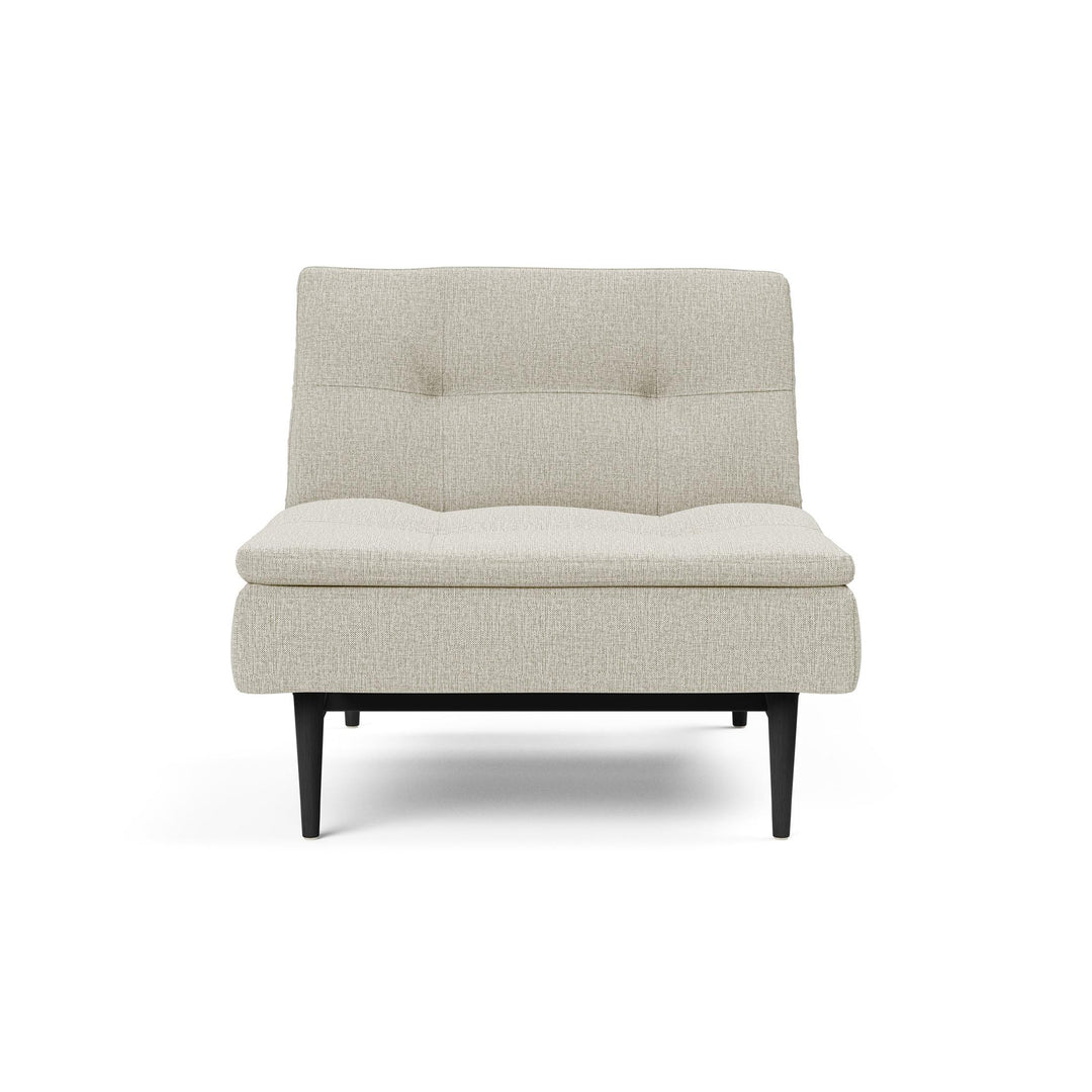 The Decorators: Fotoliu recliner Dublexo Styletto Black Wood Mixed Dance Natural