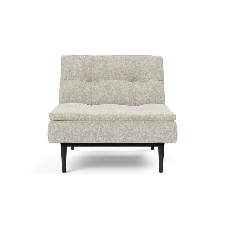 The Decorators: Fotoliu recliner Dublexo Styletto Black Wood Mixed Dance Natural