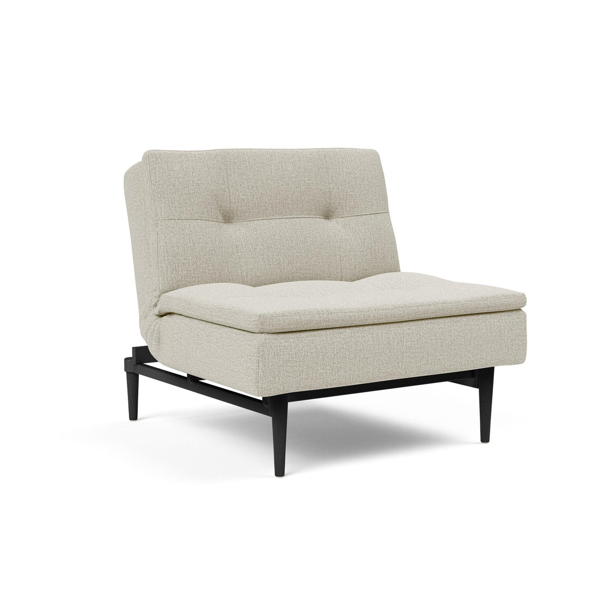 Fotoliu recliner Dublexo Styletto Black Wood Mixed Dance Natural