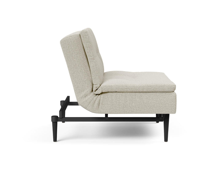 The Decorators: Fotoliu recliner Dublexo Styletto Black Wood Mixed Dance Natural