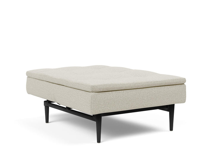 The Decorators: Fotoliu recliner Dublexo Styletto Black Wood Mixed Dance Natural