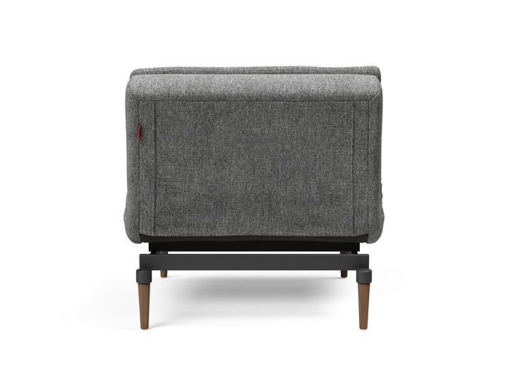 The Decorators: Fotoliu recliner Dublexo Styletto Dark Wood Twist Charcoal