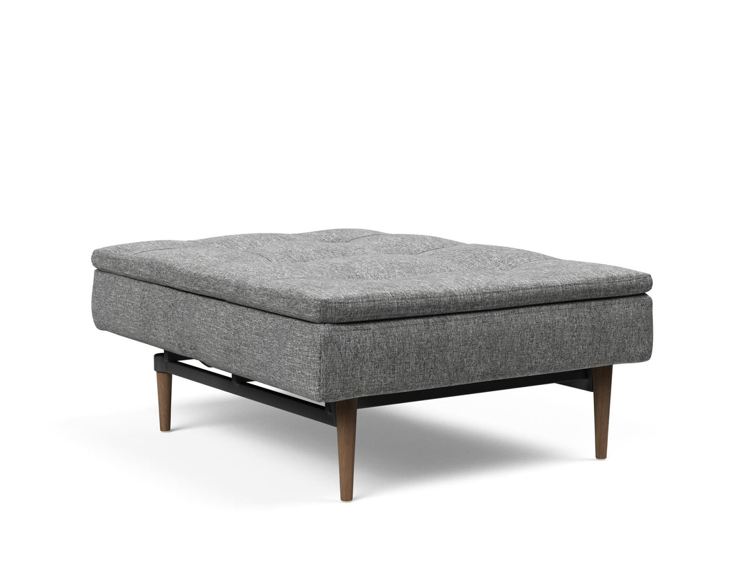 The Decorators: Fotoliu recliner Dublexo Styletto Dark Wood Twist Charcoal