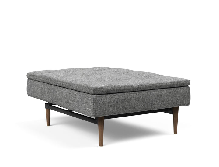 The Decorators: Fotoliu recliner Dublexo Styletto Dark Wood Twist Charcoal