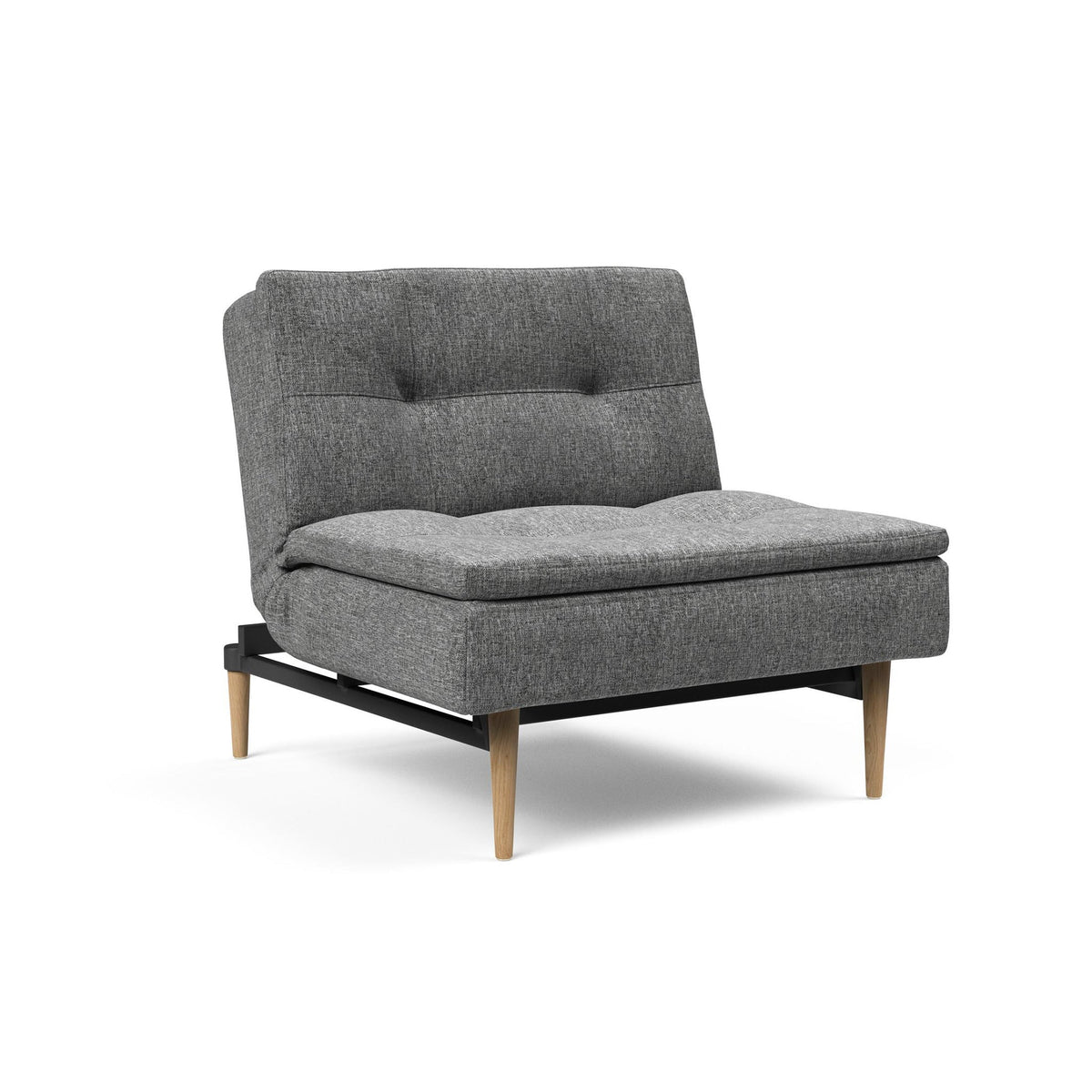 Fotoliu recliner Dublexo Styletto Light WoodTwist Charcoal