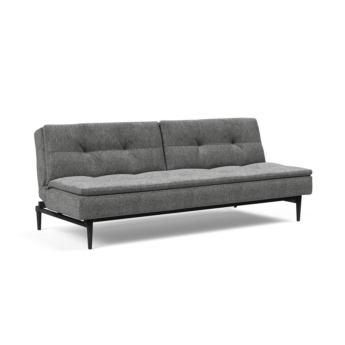 Canapea extensibila Dublexo Styletto Black Wood Twist Charcoal 115x210cm