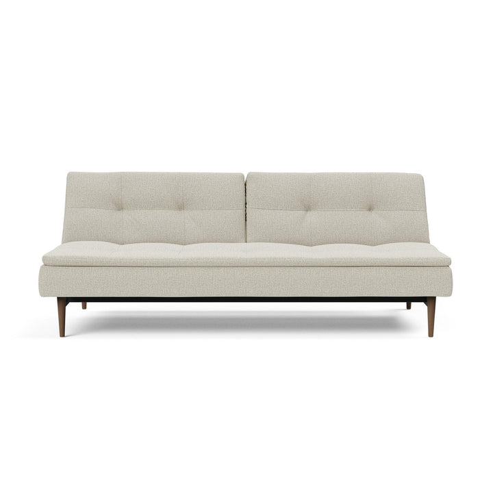 The Decorators: Canapea extensibila Dublexo Styletto Dark Wood Mixed Dance Natural 115x210cm