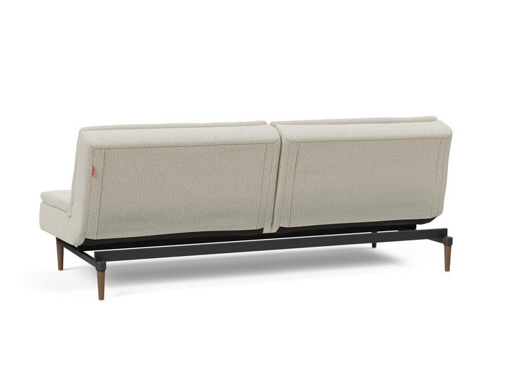 The Decorators: Canapea extensibila Dublexo Styletto Dark Wood Mixed Dance Natural 115x210cm
