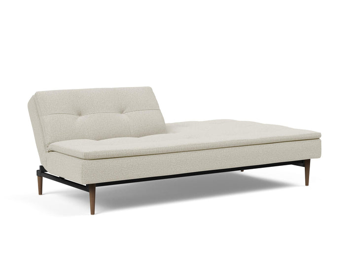 The Decorators: Canapea extensibila Dublexo Styletto Dark Wood Mixed Dance Natural 115x210cm