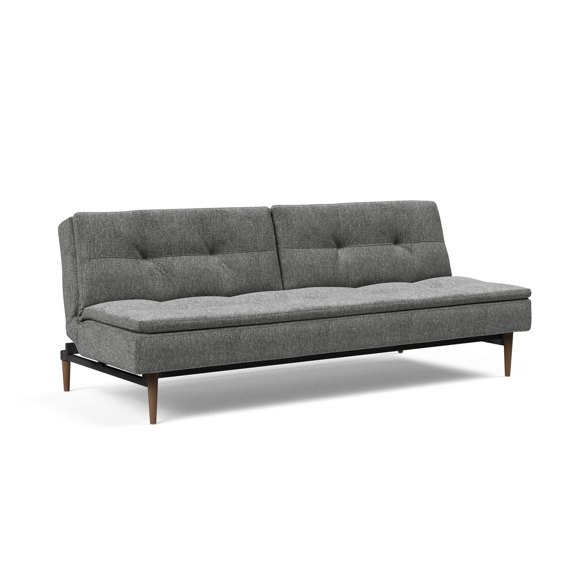 Canapea extensibila Dublexo Styletto Dark Wood Twist Charcoal 115x210cm