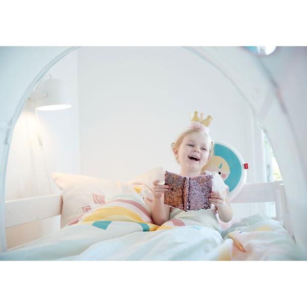 The Decorators: Lenjerie de pat pentru copii, Little Princess, bumbac, multicolor, 140x200 cm