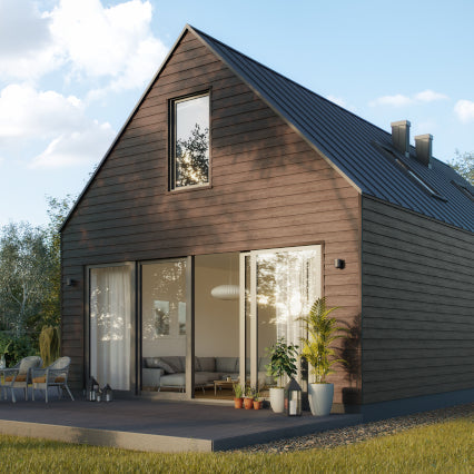 The Decorators: Placare pentru exterior Kerrafront VOX Wood Effect Stejar Caramel FS 201 (1cutie/2.16 mp sau 1.062 mp CONNEX)