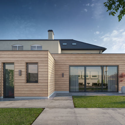 Placare pentru exterior Kerrafront VOX Wood Effect Stejar Malt FS 201 (1cutie/2.16 mp sau 1.062 mp CONNEX)