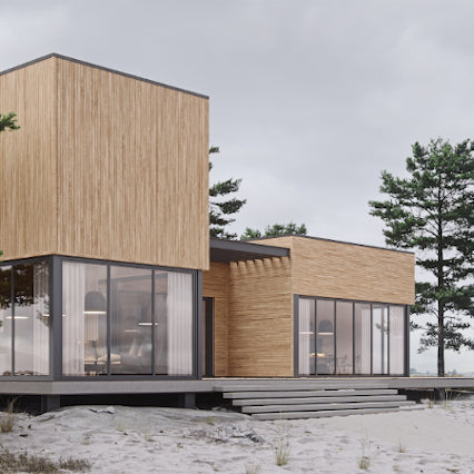 The Decorators: Placare pentru exterior Kerrafront VOX Wood Effect Stejar Malt FS 304
