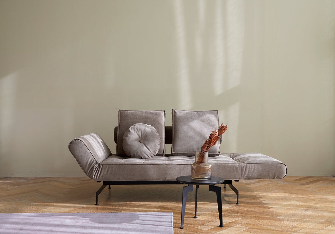 The Decorators: Canapea extensibila Ghia Laser Cordufine Beige 80x210 cm