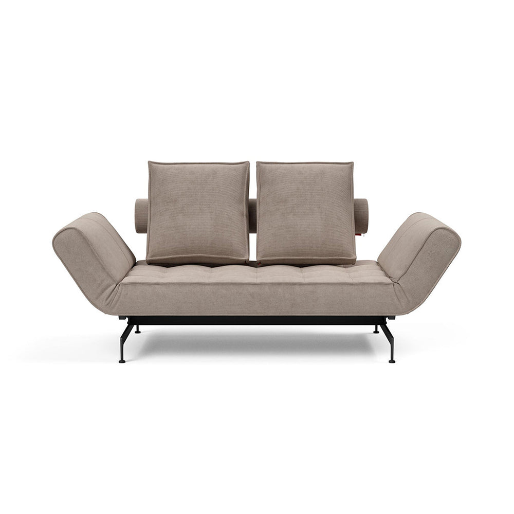 The Decorators: Canapea extensibila Ghia Laser Cordufine Beige 80x210 cm