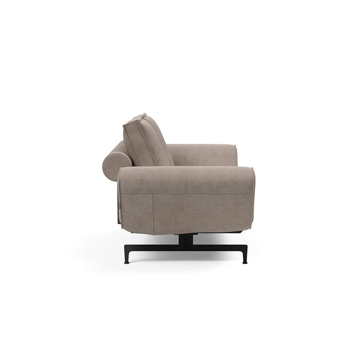The Decorators: Canapea extensibila Ghia Laser Cordufine Beige 80x210 cm