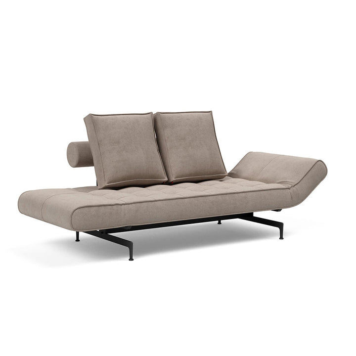 The Decorators: Canapea extensibila Ghia Laser Cordufine Beige 80x210 cm