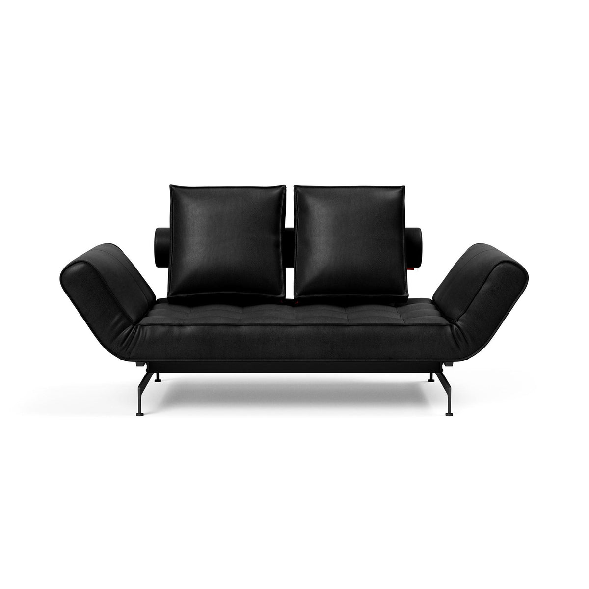 Canapea extensibila Ghia Laser Faunal Black 80x210 cm