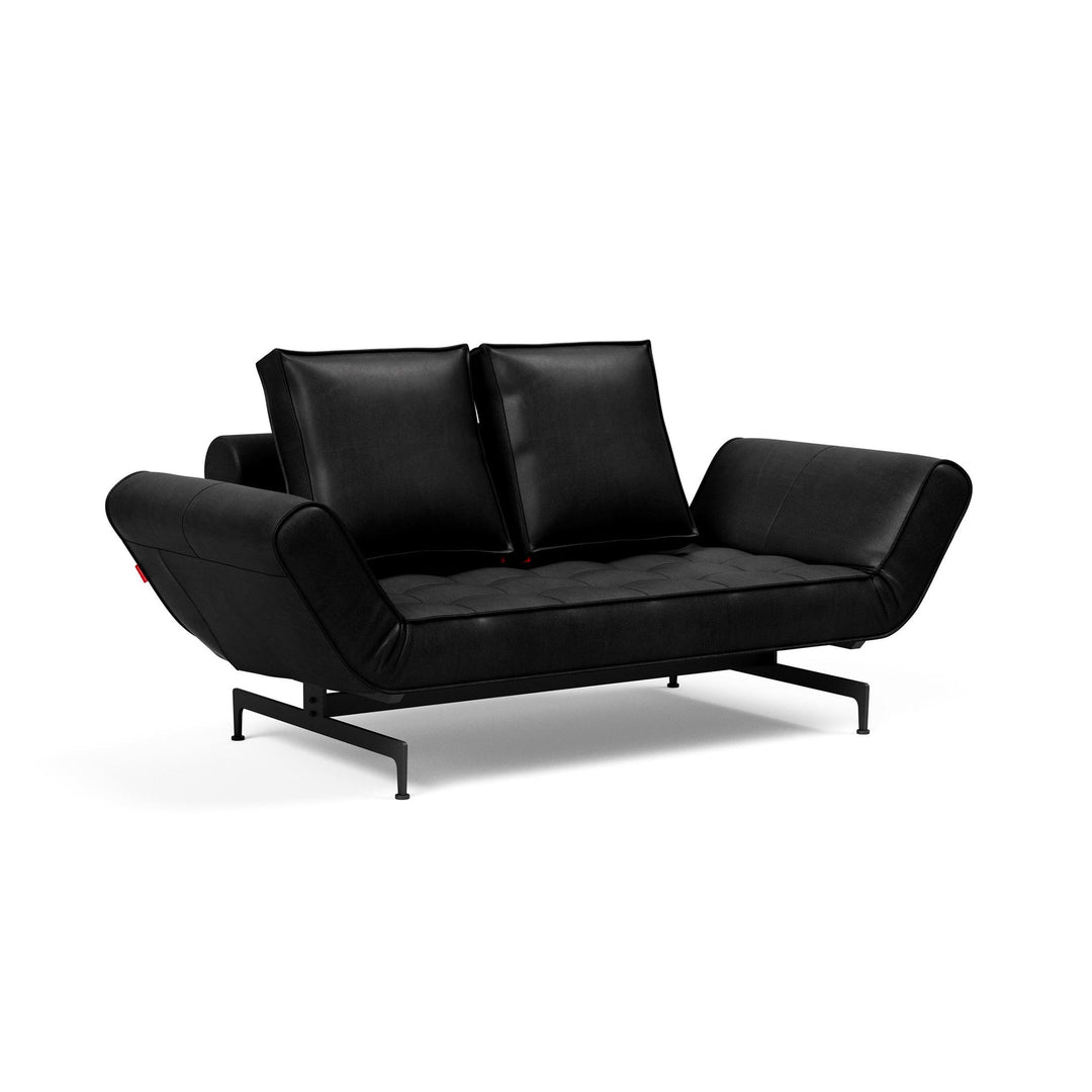 The Decorators: Canapea extensibila Ghia Laser Faunal Black 80x210 cm