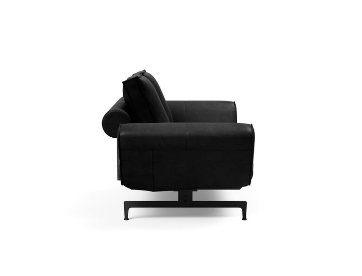 The Decorators: Canapea extensibila Ghia Laser Faunal Black 80x210 cm