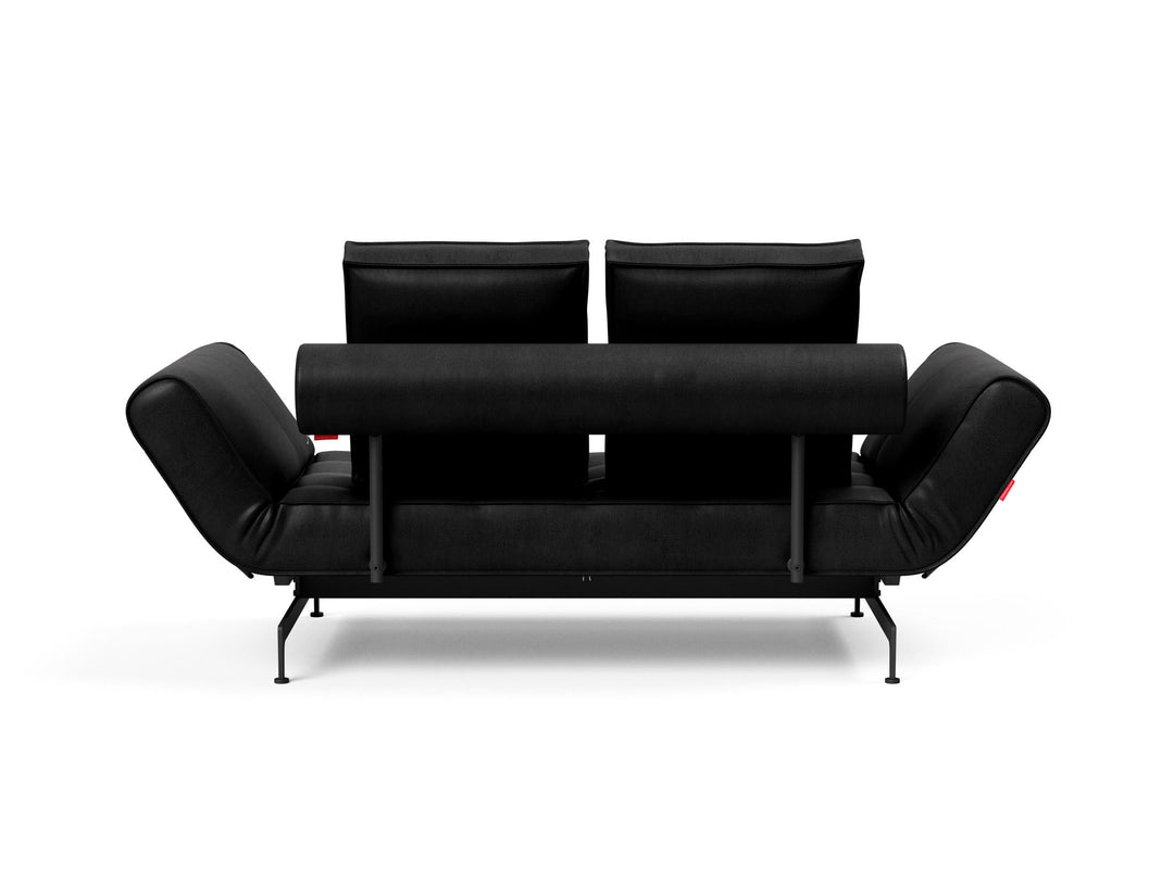 The Decorators: Canapea extensibila Ghia Laser Faunal Black 80x210 cm