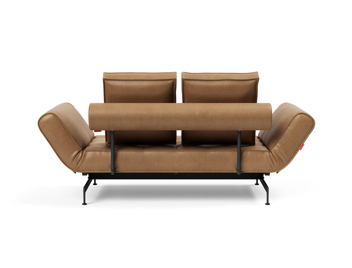 The Decorators: Canapea extensibila Ghia Laser Faunal Brown 80x210 cm