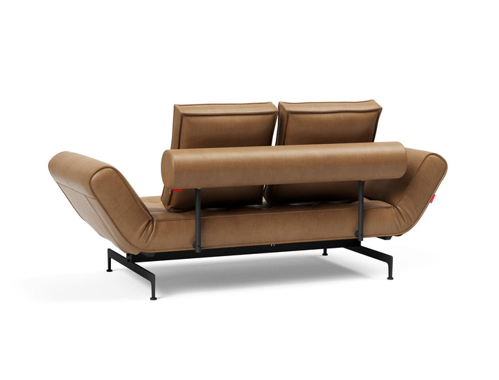 The Decorators: Canapea extensibila Ghia Laser Faunal Brown 80x210 cm