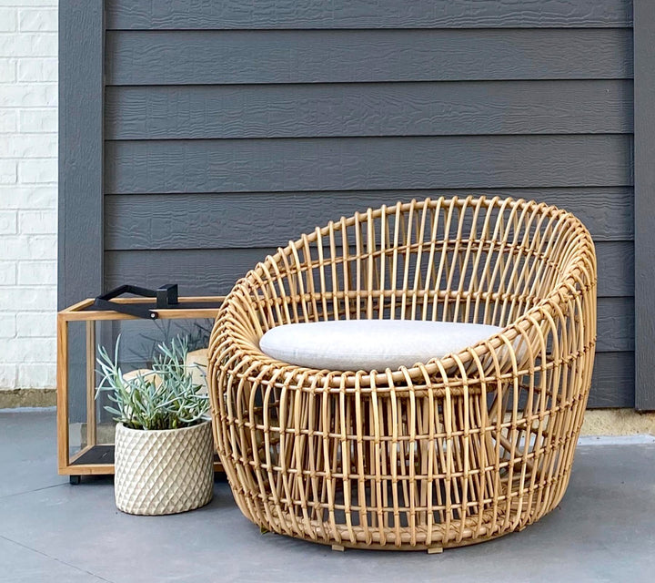 The Decorators: Fotoliu outdoor Cane-line Nest rotund