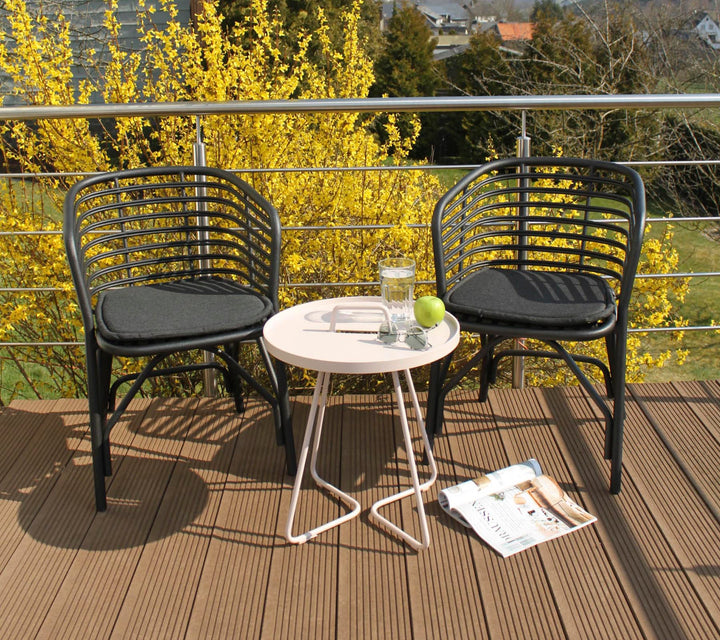 The Decorators: Masuta laterala medie Cane-line On-The-Move Dark rose