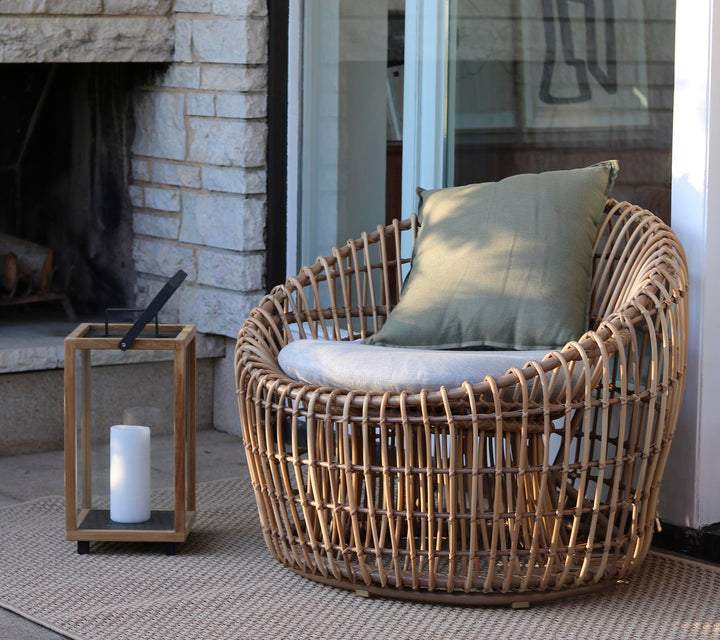 The Decorators: Fotoliu outdoor Cane-line Nest rotund