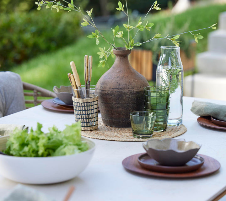The Decorators: Masa de exterior Cane-line Aspect Teak/Fossil black