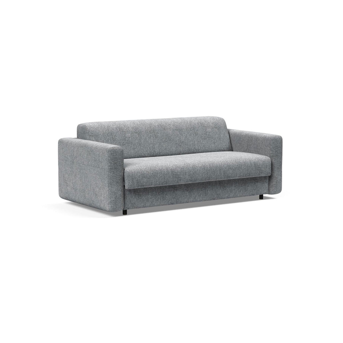 Canapea extensibila Killian Twist Granite, saltea Dual Mattress 140x195 cm
