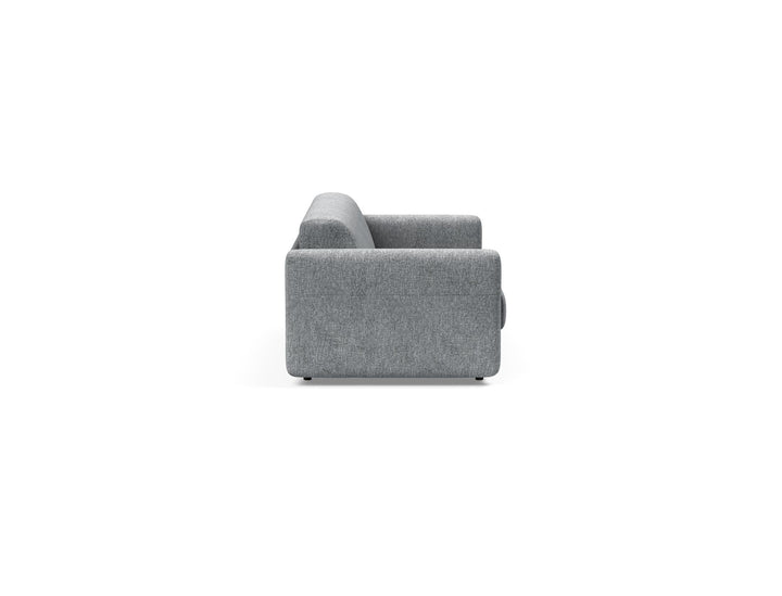 The Decorators: Canapea extensibila Killian Twist Granite, saltea Dual Mattress 140x195 cm