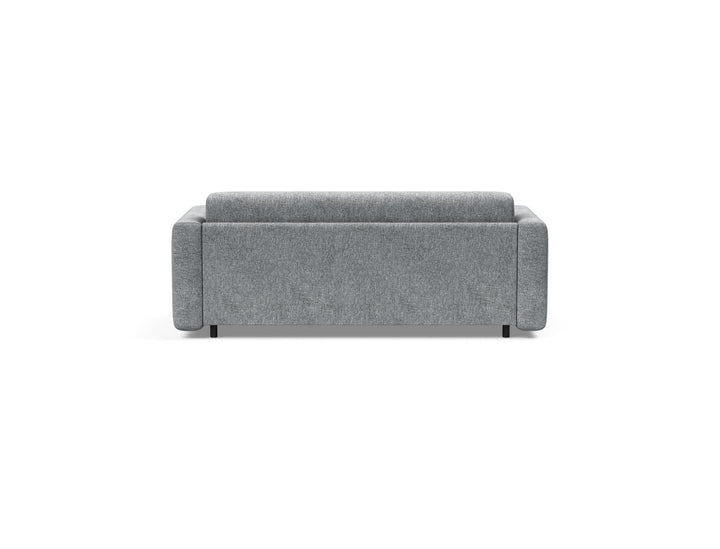 The Decorators: Canapea extensibila Killian Twist Granite, saltea Dual Mattress 140x195 cm