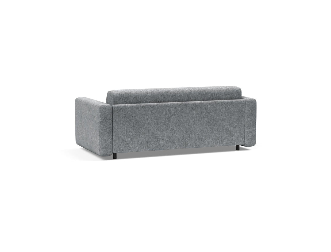 The Decorators: Canapea extensibila Killian Twist Granite, saltea Dual Mattress 140x195 cm