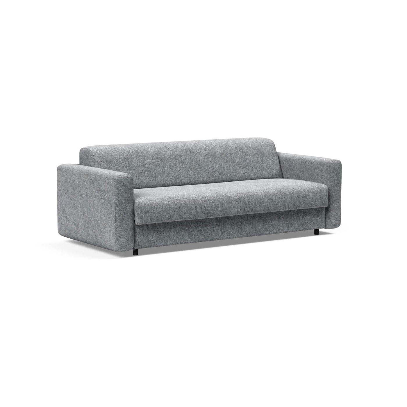 Canapea extensibila Killian Twist Granite, saltea Spring Mattress 160x195 cm