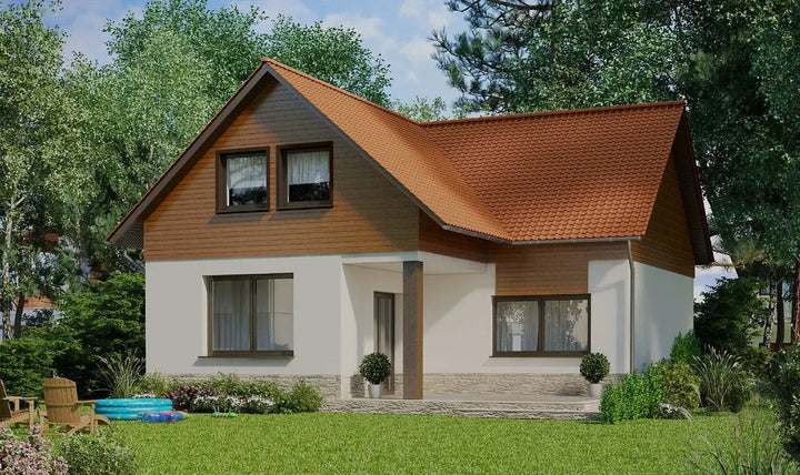 The Decorators: Lambriu pentru exterior siding vinil Vifront Nature Stejar Auriu SV-05 (1 cutie/9.63 mp)