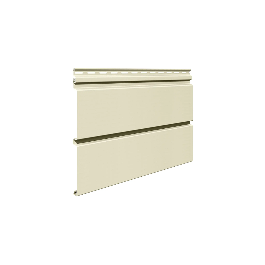 The Decorators: Lambriu pentru exterior siding vinil Vifront Unicolor Crem SV-05 (1 cutie/8,64 m2)