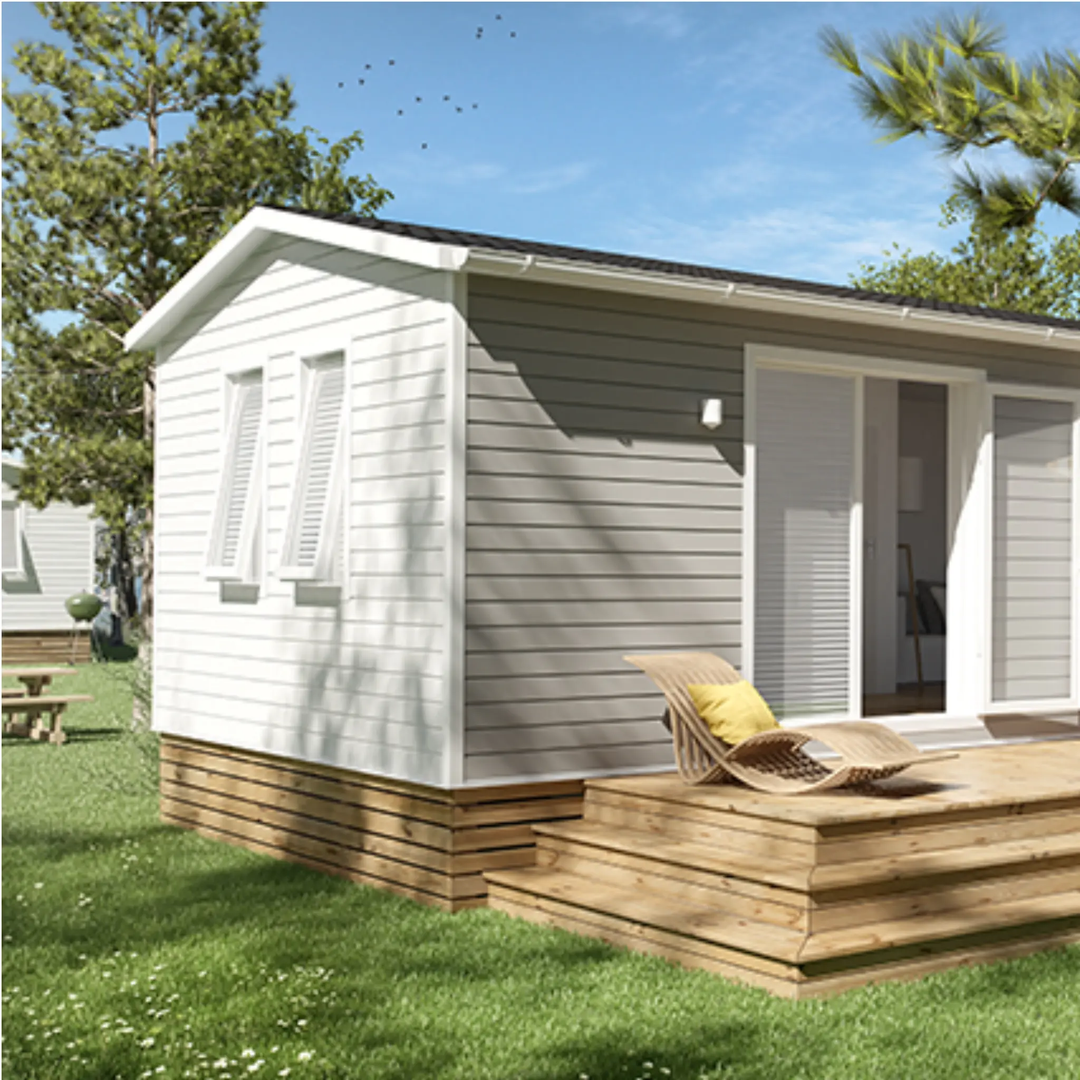 The Decorators: Lambriu pentru exterior siding vinil Vifront Unicolor Gri SV-05 (1 cutie/8,64 mp)