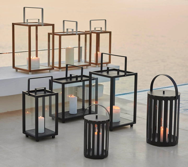 The Decorators: Felinar Cane-line Lighthouse dreptunghiular teak