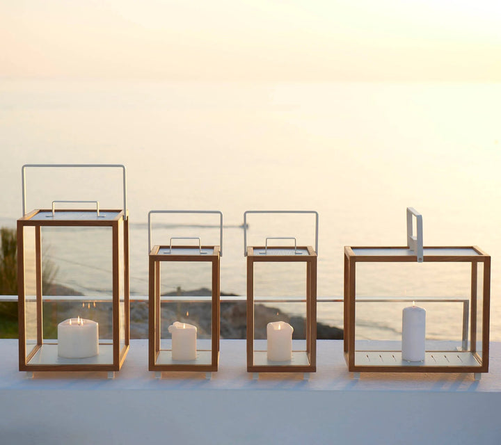 The Decorators: Felinar Cane-line Lighthouse dreptunghiular teak