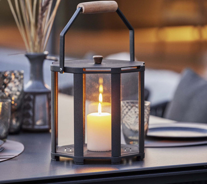 The Decorators: Felinar Cane-line Lightlux teak small