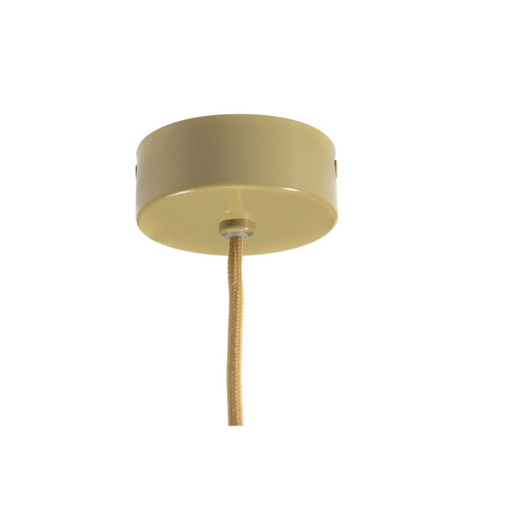 The Decorators: Lustra VOX Hitte, bej, diametru 35 cm